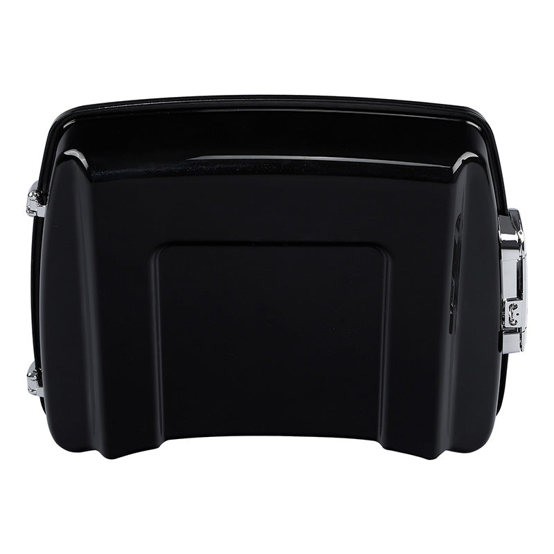 HR3 Dark Slate Candy / Arctic Black 5.5" Razor Style Touring Trunk Luggage For 14-24 Touring