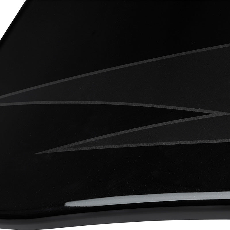 HR3 Dark Slate Candy / Arctic Black CVO Stretched Saddlebags with Speaker Lids For 14-23 Harley Touring