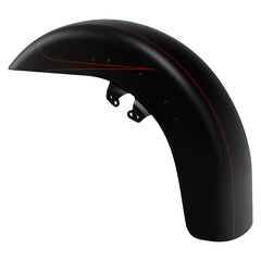 HR3 Black Denim Special Motorcycle 18" Wide Tire Front Mudguard Fender For Harley Touring Models 2014-2023