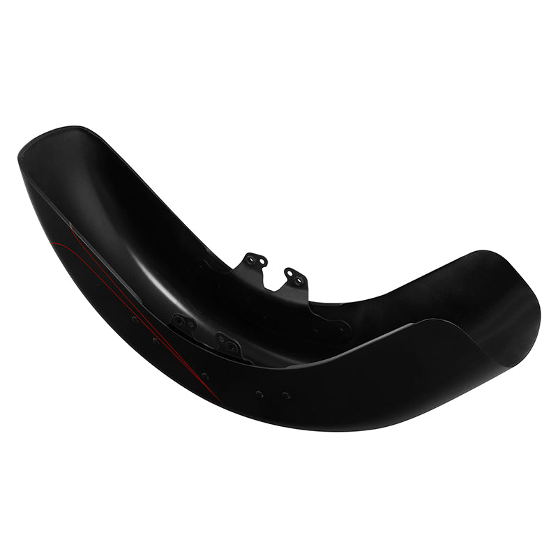 HR3 Black Denim Special Motorcycle 18" Wide Tire Front Mudguard Fender For Harley Touring Models 2014-2023