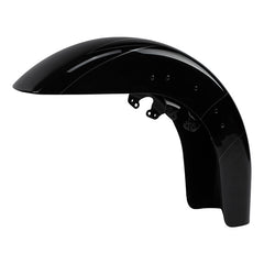 HR3 Dark Slate Candy / Arctic Black Motorcycle 18" Wide Tire Front Mudguard Fender For Harley Touring Models 2014-2023