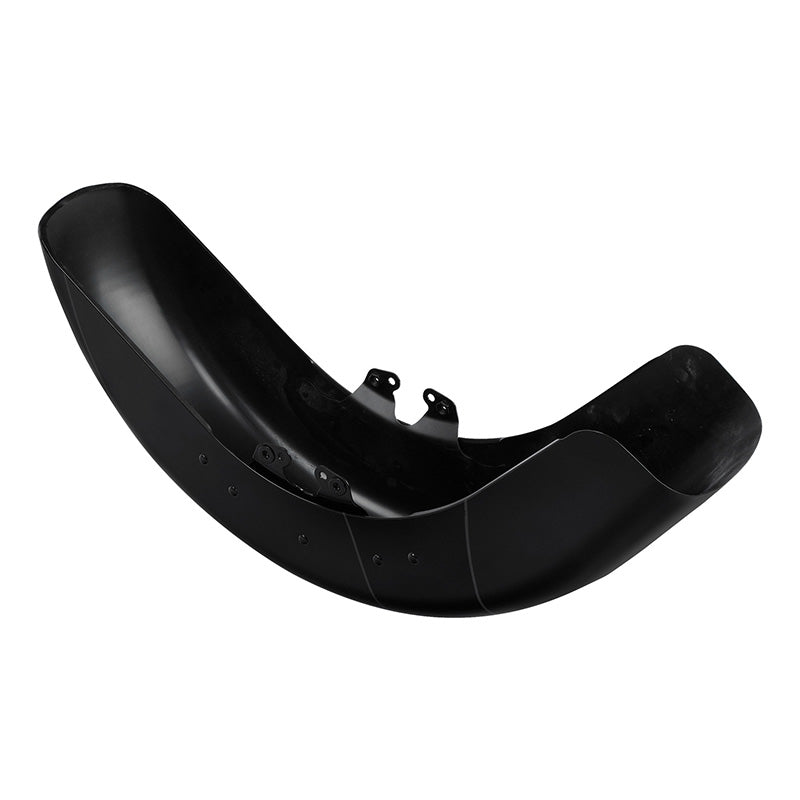 HR3 Dark Slate Candy / Arctic Black Motorcycle 18" Wide Tire Front Mudguard Fender For Harley Touring Models 2014-2023