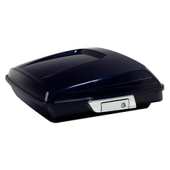 HR3 Zephyr Blue / Black Sunglo 5.5" Razor Style Touring Trunk Luggage For 14-24 Touring