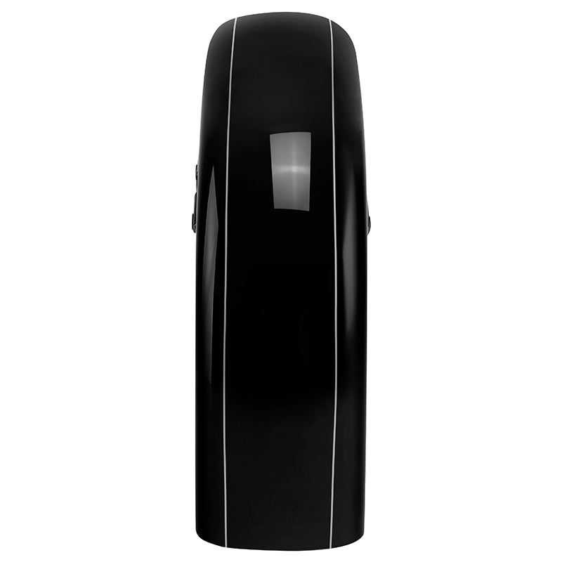 HR3 Vivid Black 2015S Motorcycle 18" Wide Tire Front Mudguard Fender For Harley Touring Models 2014-2023