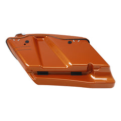 HR3 Amber Whiskey CVO Stretched Saddlebags For 14-23 Harley Touring