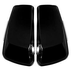 HR3 Vivid Black 5" Stretched Extended Saddlebags For Harley Touring 2014-2023