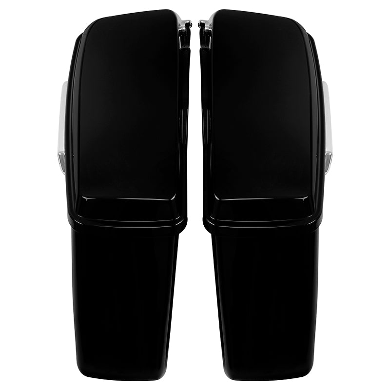 HR3 Vivid Black 2015S Hard Saddlebags (Regular) For 14-23 Harley Touring