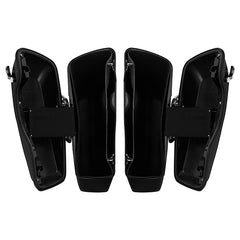 HR3 Vivid Black 2015S Hard Saddlebags (Regular) For 14-23 Harley Touring