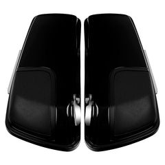 HR3 Vivid Black 2015 Special CVO Stretched Saddlebags with Speaker Lids For 14-23 Harley Touring