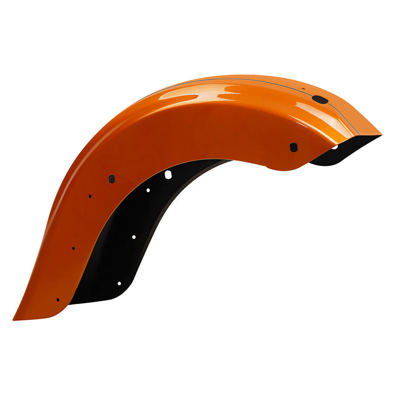 HR3 Amber Whiskey 2015 SPECIAL Motorcycle Mudguard CVO STYLE REAR FENDER FOR Harley Touring 2014-2023