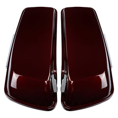 HR3 Mysterious Red Sunglo/ Velocity Red Sunglo Hard Saddlebags (Regular) For 14-23 Harley Touring