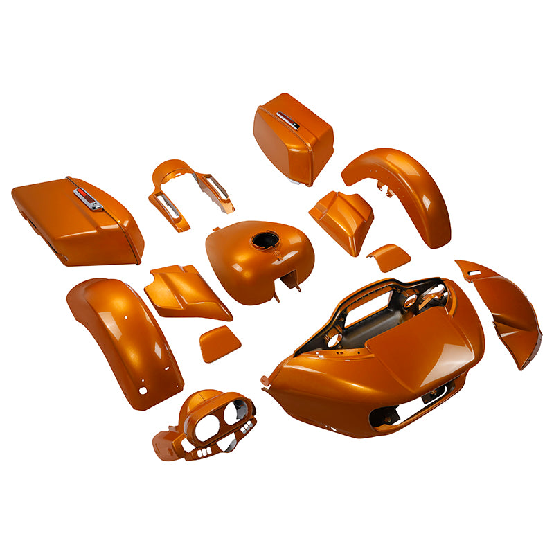 HR3 Amber Whiskey 2016RG Complete Body Fairing Kit For Harley Road Glide FLTRX 2015-2023
