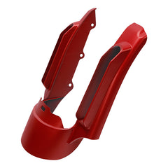 HR3 Wicked Red Denim CVO STYLE Rear Fender Filler Panel FOR Harley Touring 2014-2023
