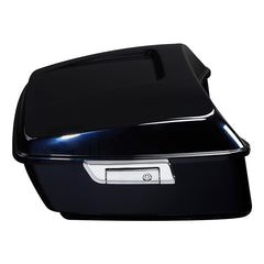 HR3 Mako Shark Fade 13.7" King Size Touring Trunk Luggage For 14-24 Harley Touring