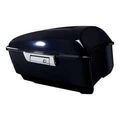 HR3 Mako Shark Fade 13.7" King Size Touring Trunk Luggage For 14-24 Harley Touring