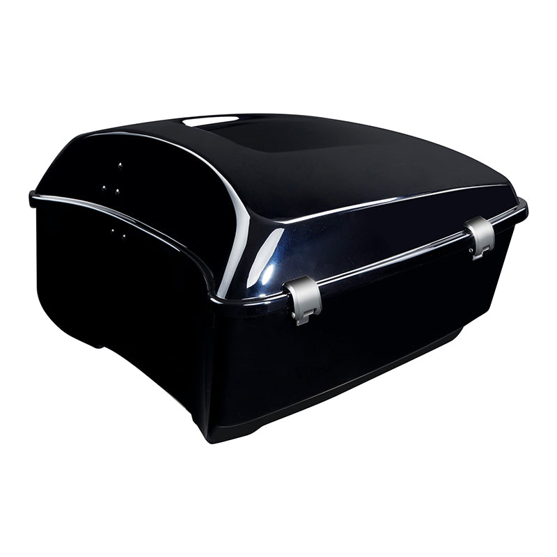 HR3 Mako Shark Fade 13.7" King Size Touring Trunk Luggage For 14-24 Harley Touring