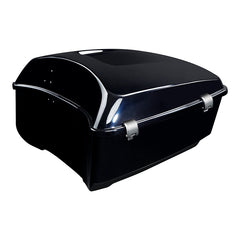 HR3 Mako Shark Fade 13.7" King Size Touring Trunk Luggage For 14-24 Harley Touring