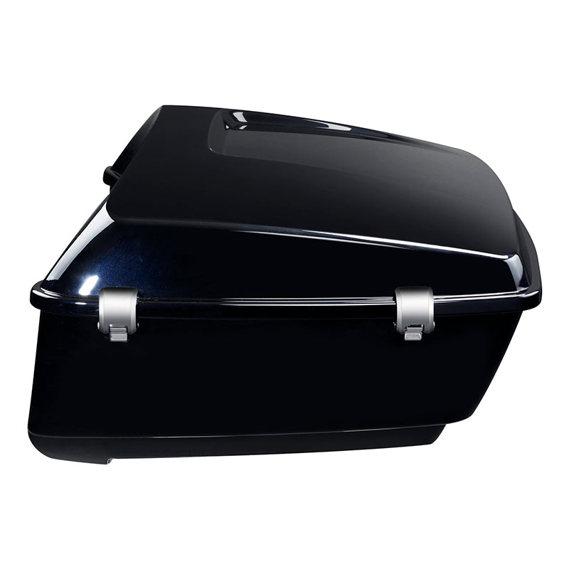 HR3 Mako Shark Fade 13.7" King Size Touring Trunk Luggage For 14-24 Harley Touring