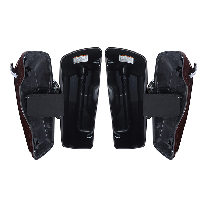 HR3 Twisted Cherry CVO Stretched Saddlebags For 14-23 Harley Touring