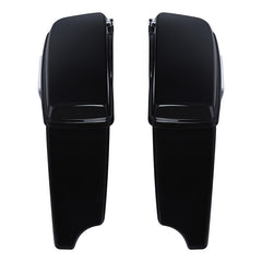 HR3 VIVID BLACK CVO Stretched Saddlebags For 14-23 Harley Touring