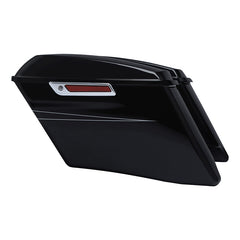 HR3 VIVID BLACK CVO Stretched Saddlebags For 14-23 Harley Touring