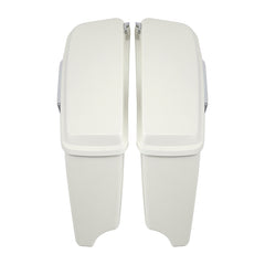 HR3 Bonneville Salt Denim CVO Stretched Saddlebags For 14-23 Harley Touring