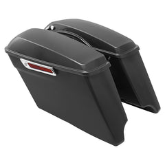 HR3 Industrial Gray CVO Stretched Saddlebags For 14-23 Harley Touring