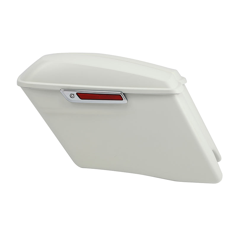 HR3 Bonneville Salt Denim CVO Stretched Saddlebags For 14-23 Harley Touring