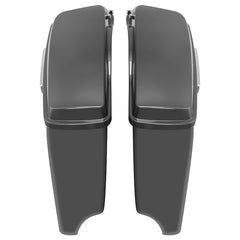 HR3 Industrial Gray CVO Stretched Saddlebags For 14-23 Harley Touring