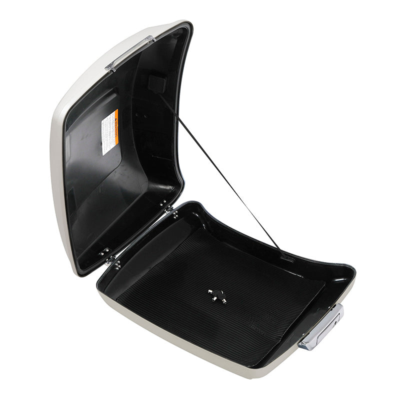 HR3 Bonneville Salt Denim 5.5" Razor Style Touring Trunk Luggage For 14-24 Touring