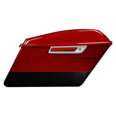 HR3 Billiard Red / Vivid Black Hard Saddlebags (Regular) For 14-23 Harley Touring