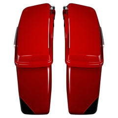 HR3 Billiard Red / Vivid Black Hard Saddlebags (Regular) For 14-23 Harley Touring