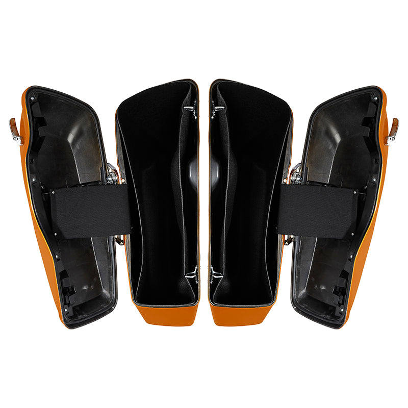 HR3 Amber Whiskey 2015 Special Hard Saddlebags (Regular) For 14-23 Harley Touring