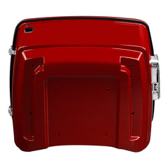 HR3 Billiard Red / Vivid Black King Size Touring Trunk Luggage with Speaker Cut Outs For 14-24 Harley Touring