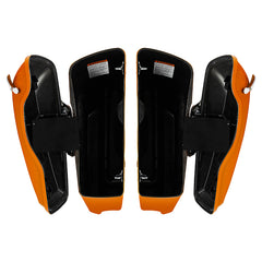 HR3 Amber Whiskey 5" Stretched Extended Saddlebags For Harley Touring 2014-2023