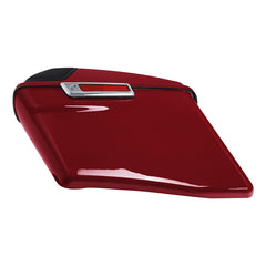 HR3 Billiard Red CVO Stretched Saddlebags with Speaker Lids For 14-23 Harley Touring