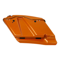 HR3 Amber Whiskey 2014SG CVO Stretched Saddlebags with Speaker Lids For 14-23 Harley Touring