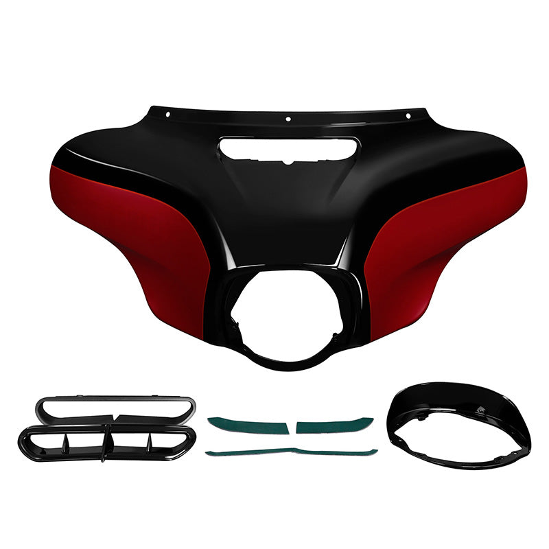 HR3 Billiard Red / Vivid Black Outer Batwing Fairing Cowl Upper ELECTRA GLIDE ULTRA LIMITED(FLHTK) 2016