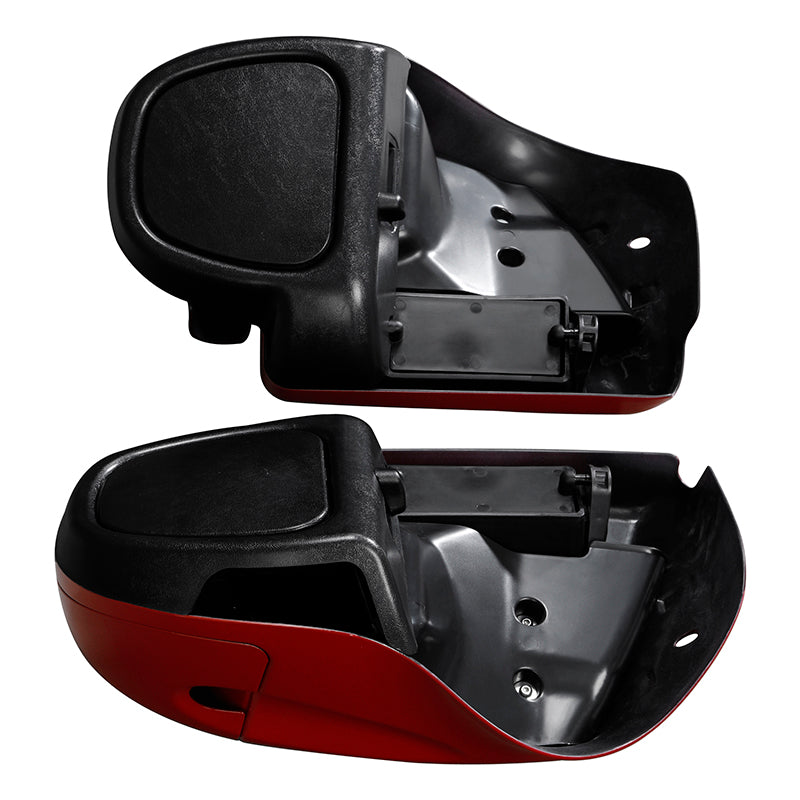 HR3 Billiard Red / Vivid Black Vented Lower Fairing Kit For Harley Touring Models 2014-2023 (Fits water cooled models)