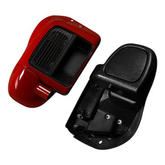 HR3 Billiard Red / Vivid Black Vented Lower Fairing Kit For Harley Touring Models 2014-2023 (Fits water cooled models)