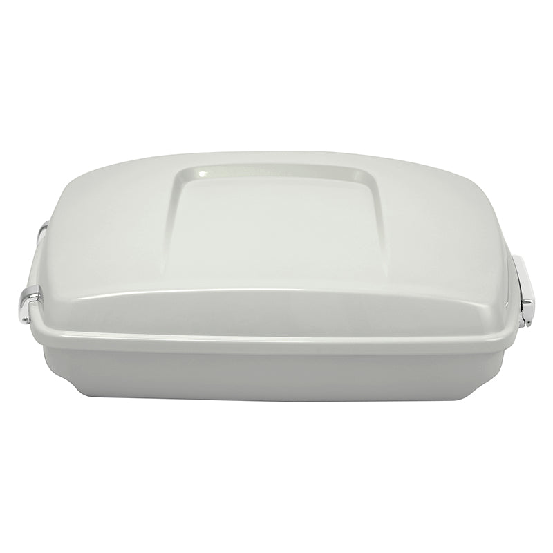 HR3 Bonneville Salt Pearl 5.5" Razor Style Touring Trunk Luggage For 14-24 Touring