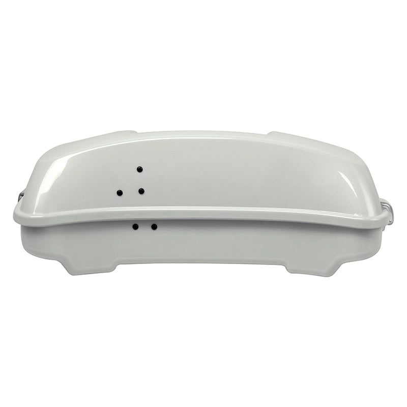 HR3 Bonneville Salt Pearl 5.5" Razor Style Touring Trunk Luggage For 14-24 Touring