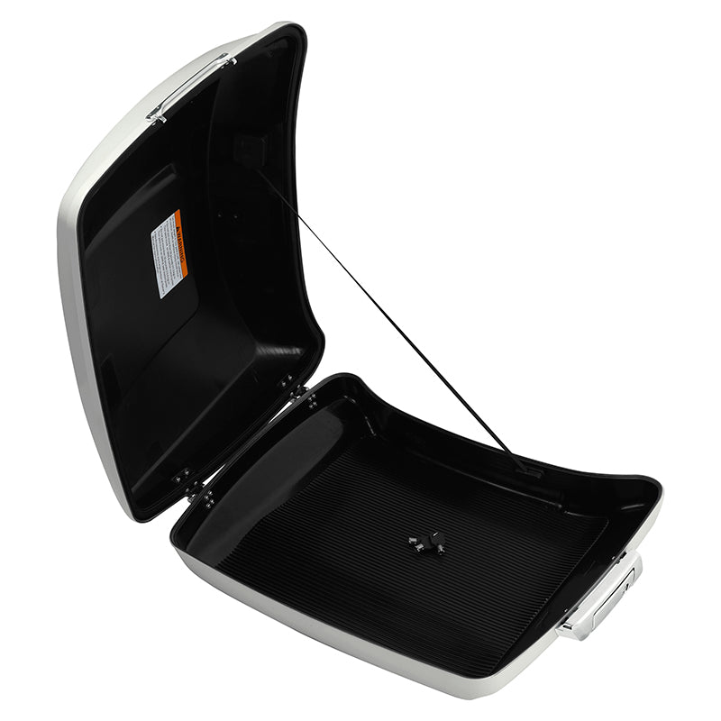 HR3 Bonneville Salt Pearl 5.5" Razor Style Touring Trunk Luggage For 14-24 Touring