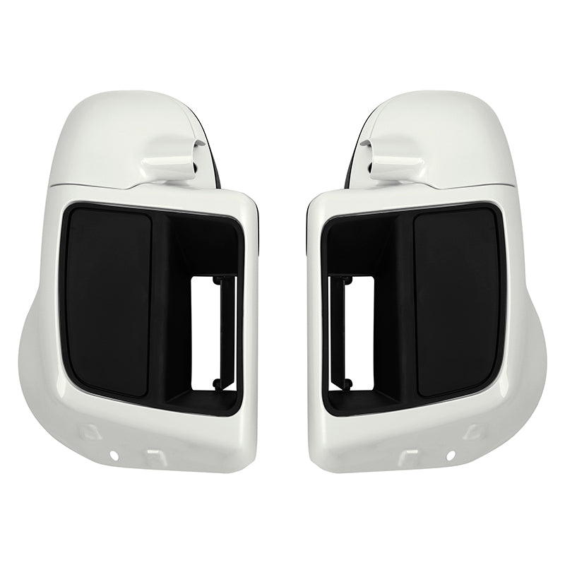 HR3 Bonneville Salt Pearl Vented Lower Fairing Kit For Harley Touring models 2014-2024