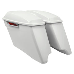 HR3 Bonneville salt pearl CVO Stretched Saddlebags For 14-23 Harley Touring