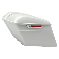 HR3 Bonneville salt pearl CVO Stretched Saddlebags For 14-23 Harley Touring