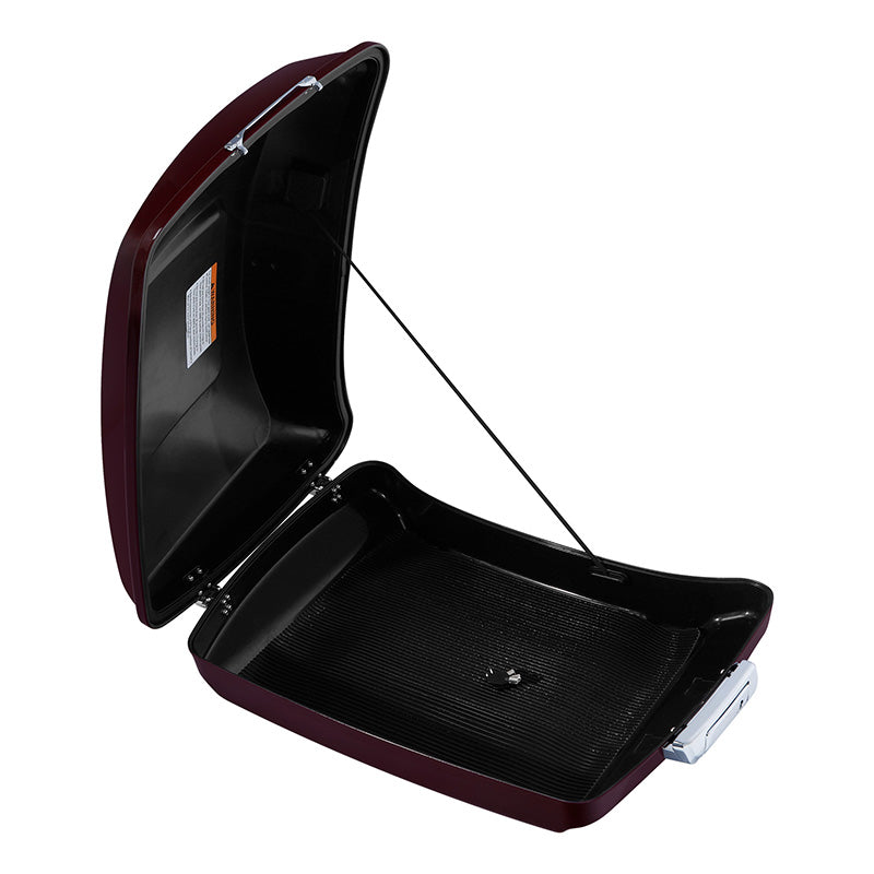 HR3 Billiard-Burgundy 5.5" Razor Style Touring Trunk Luggage For 14-24 Touring