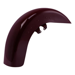HR3 Billiard-Burgundy Motorcycle 18" Wide Tire Front Mudguard Fender For Harley Touring Models 2014-2023
