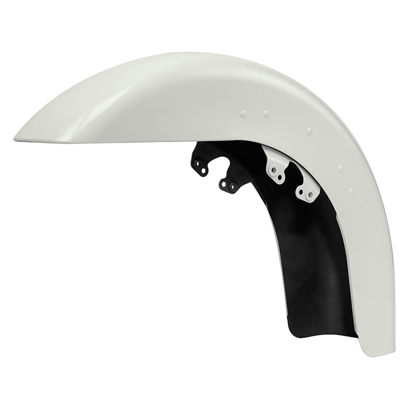 HR3 Bonneville Salt Pearl Motorcycle 18" Wide Tire Front Mudguard Fender For Harley Touring Models 2014-2023