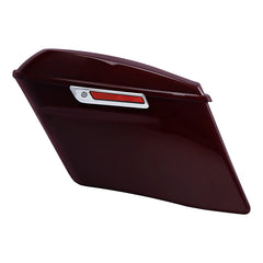 HR3 Billiard-Burgundy CVO Stretched Saddlebags For 14-23 Harley Touring